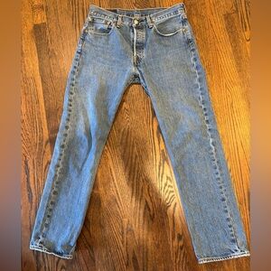 Levi's 501 Men's Straight Blue Jeans